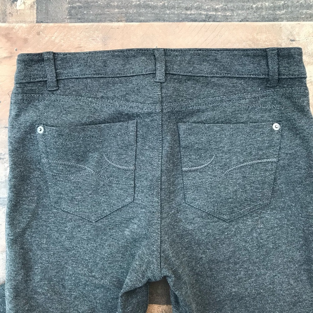 DKNY Charcoal Grey Slim Fit Legging Pants size 4 - Picture 3 of 15
